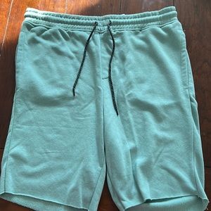 Large Rue 21 Green Sweat Short! “NWT”